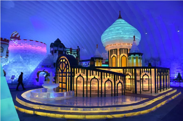 【￥49预售抢购】佛山岭南天地奇妙冰雪小镇门票1大1小亲子票(小童限1